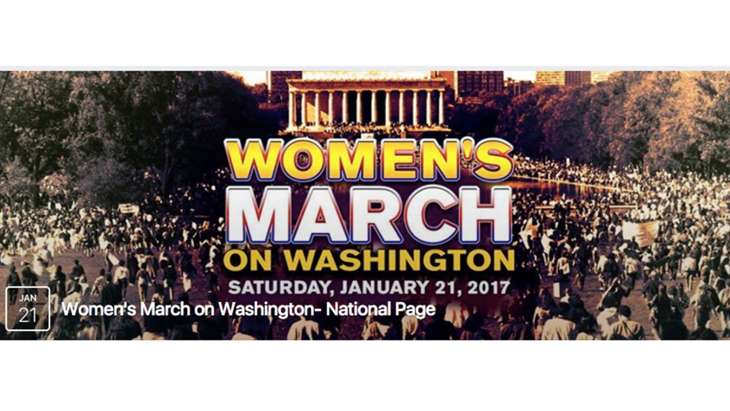 Womens March on Washington Facebook