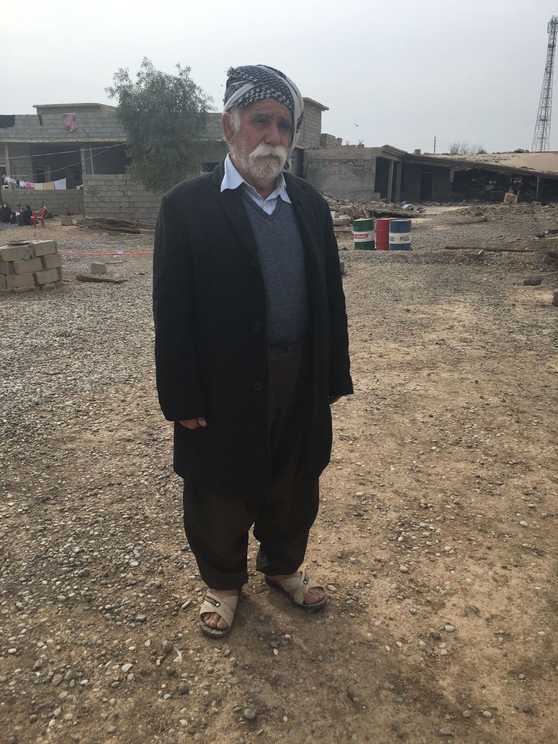 Hamid Merza lost his 40-year-old son to a mine. 