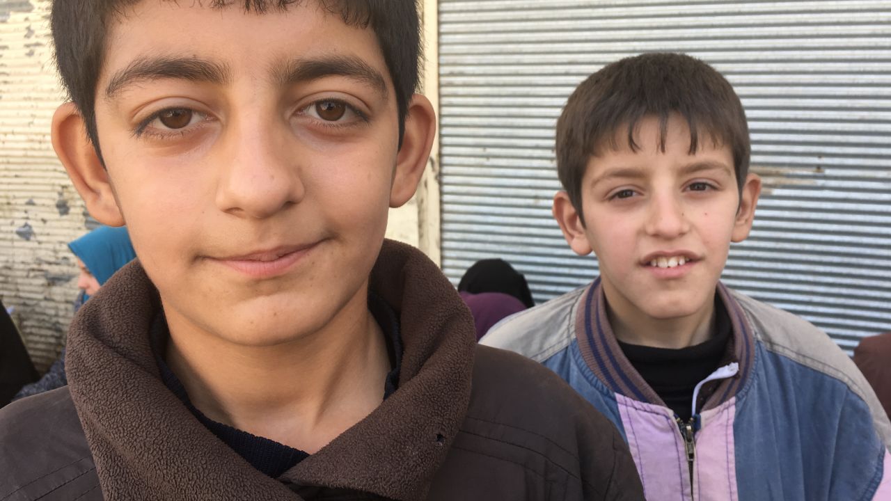 Pictured, Dawood Ali, left, has been witness to the atrocities ISIS have conducted in Mosul.