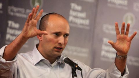 Naftali Bennett, leader of the right-wing Jewish Home party.