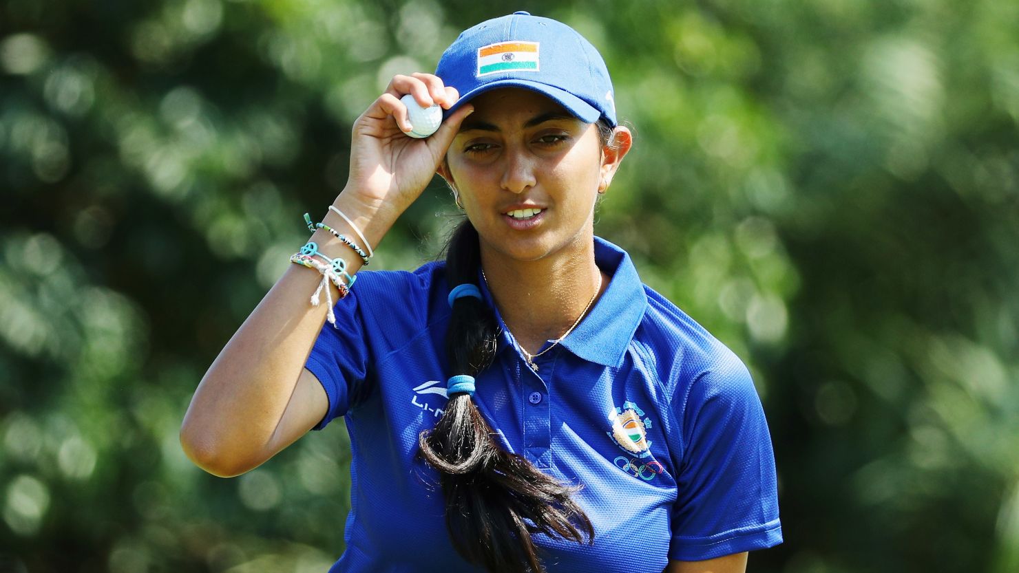 Eighteen-year-old Aditi Ashok has been playing golf since the age of five