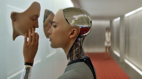 "Ex Machina" (2015) imagines a near future in which artifical general intelligence has been realized.