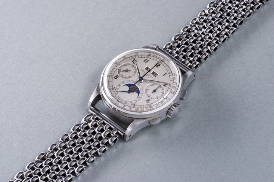 The Phillips in Association with Bacs & Russo Geneva Watch Auction: Four sale was held in Geneva, Switzerland on November 12 and 13, 2016. A stainless steel Patek Philippe reference 1518 was the auction's top lot and set a new world record for the most expensive wristwatch ever to sell at auction. 