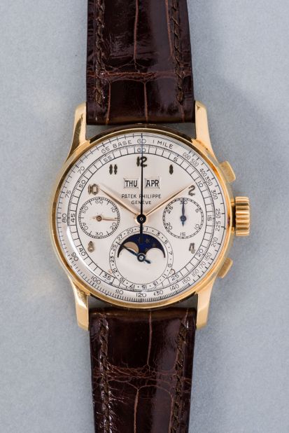 The yellow gold chronograph watch far exceeded its pre-sale estimate of CHF 250,000 - 500,000. 