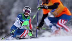 Danelle Umstead competed in the women's visually impaired slalom event at the 2010 Winter Paralympics in Vancouver.