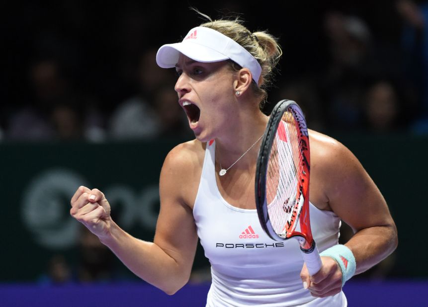 Kerber replaced Williams as the women's No. 1,<a href="http://edition.cnn.com/2016/11/29/tennis/tennis-navratilova-evert-kerber-radwanska/"> earning praise from Martina Navratilova and Chris Evert.</a>