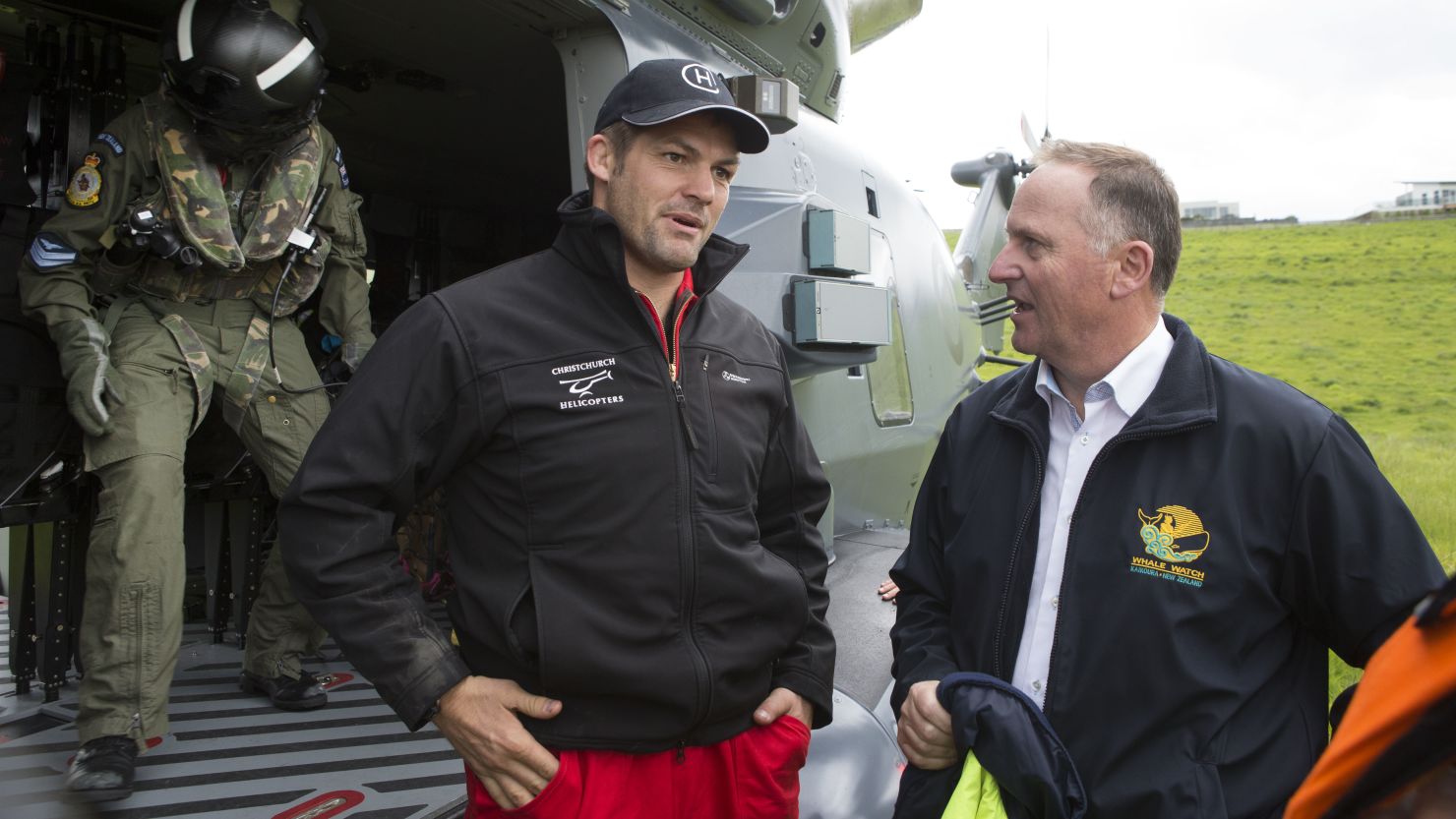 Former All Blacks captain Richie McCaw is now a professional helicopter pilot in Christchurch, NZ.