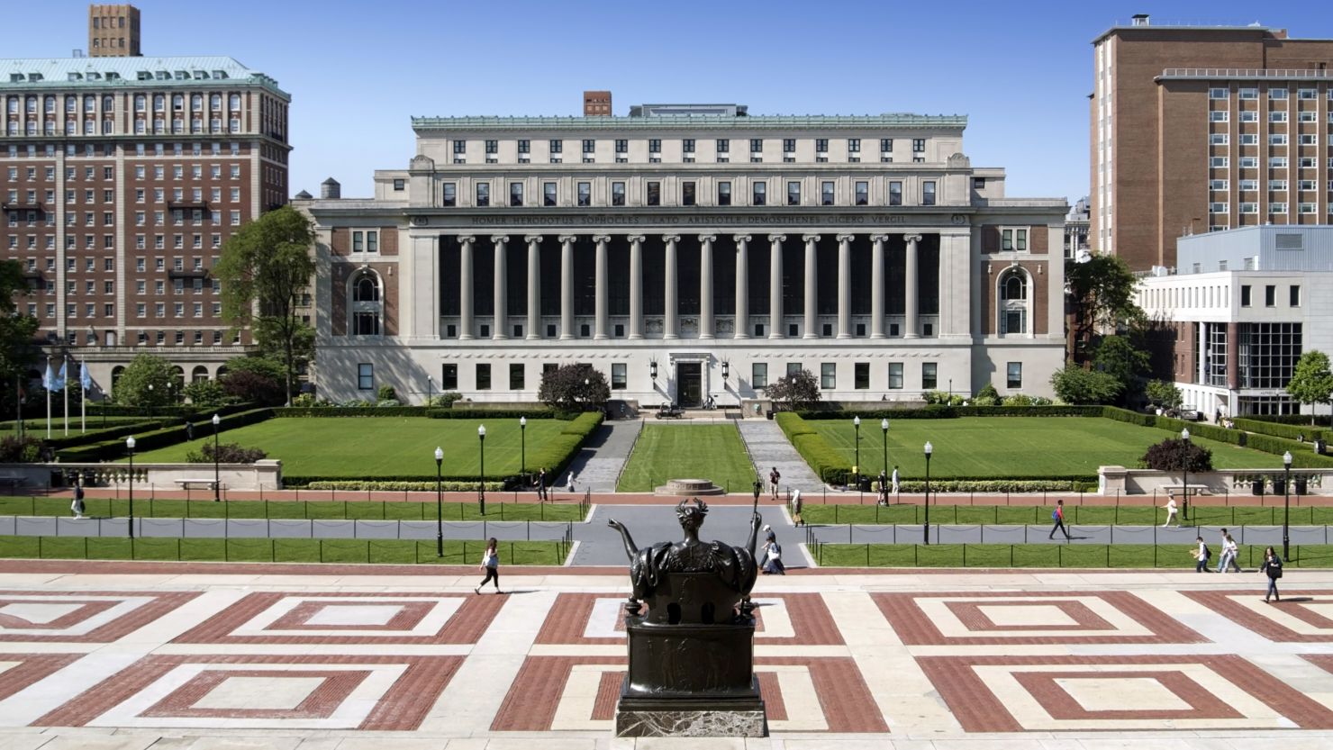 The Columbia campus. The alleged messages were captured on screengrabs and published on a student-run website. 