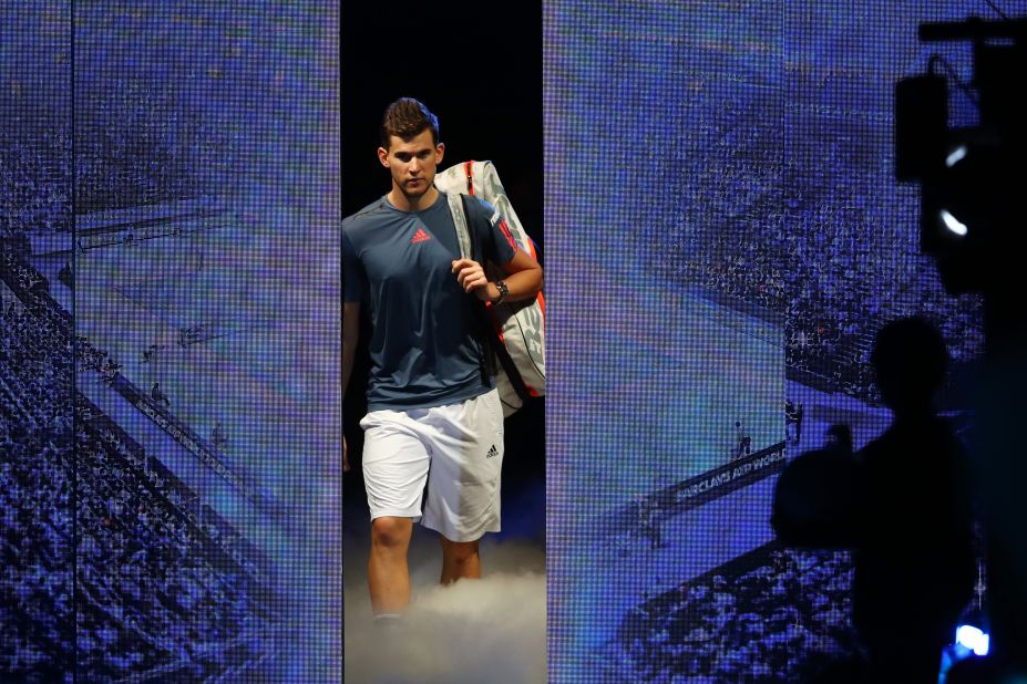 The last man to qualify for this year's event, Thiem is the youngest player at the finals and the first Austrian to take part in the singles since former world No.1 Thomas Muster in 1997. He may have lost out to Djokovic on Sunday, but boasted a 90.9% win percentage in deciding sets going into the tournament -- the highest proportion of any player on the tour to have started 25 matches or more.