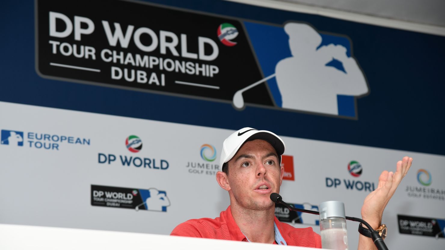 Rory McIlroy has an outside chance of a third straight Race to Dubai title this week.
