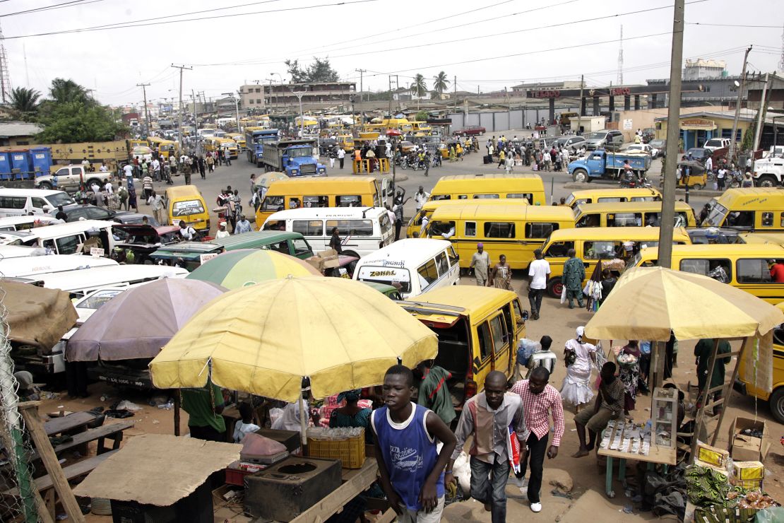 Lagos is known for its notorious traffic.