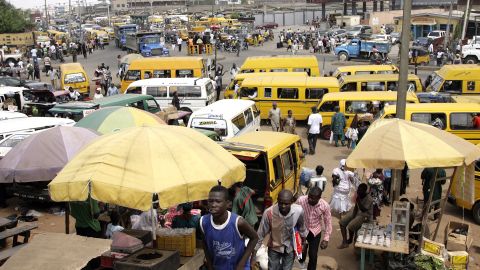 Lagos is known for its notorious traffic.