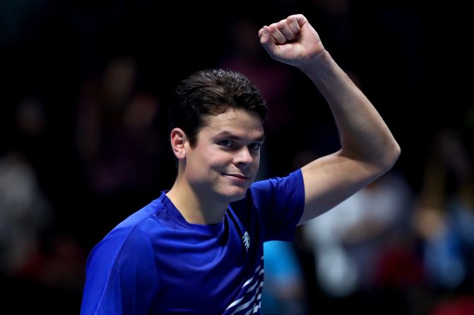 Djokovic, a five-time ATP Finals champion, had beaten Raonic in all seven of their previous meetings, but break point opportunities for Raonic in both of the world No. 2's opening service games showed the Canadian was in the mood to play.