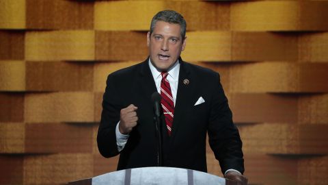 Rep. Tim Ryan delivers remarks at the Democratic National Convention on July 28, 2016, in Philadelphia.