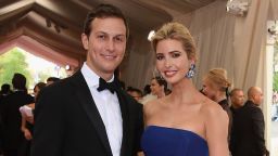 NEW YORK, NY - MAY 04:  Jared Kushner and Ivanka Trump attend the "China: Through The Looking Glass" Costume Institute Benefit Gala at the Metropolitan Museum of Art on May 4, 2015 in New York City.  (Photo by Larry Busacca/Getty Images)