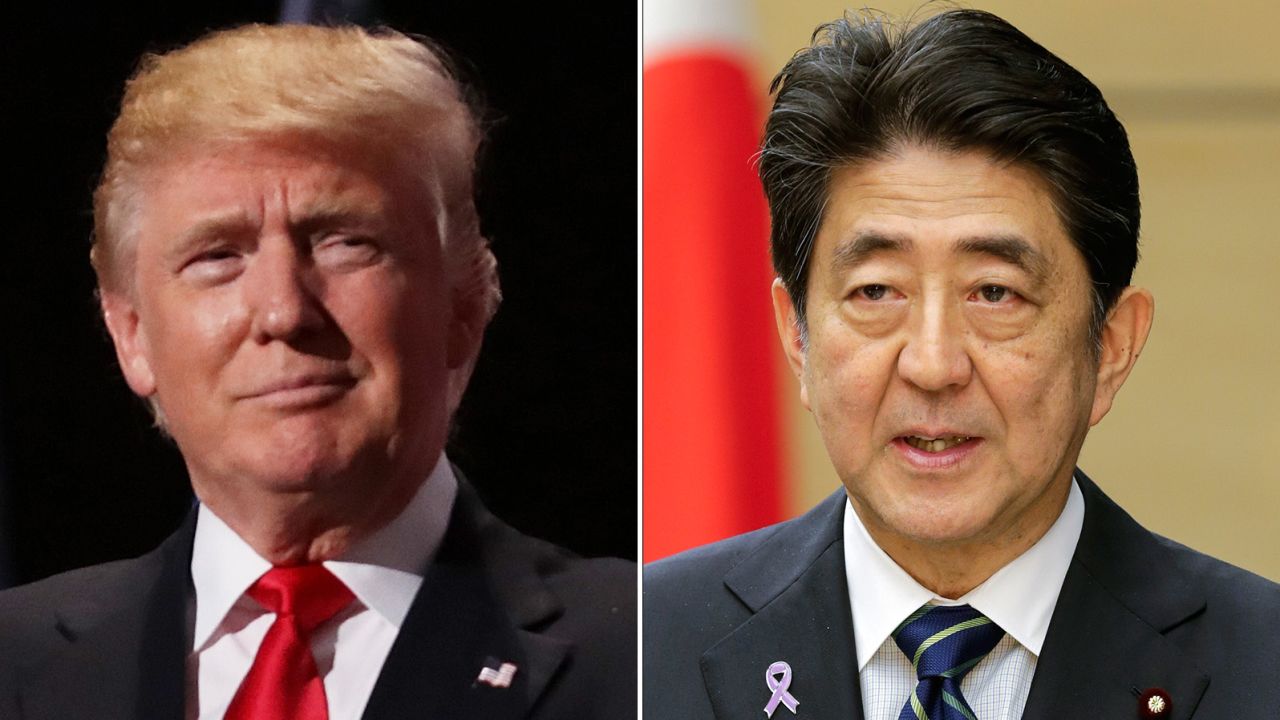 Donald Trump Shinzo Abe