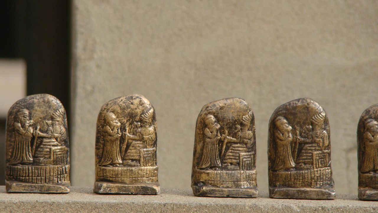 Thabit recreated the pillars where the Code of Hammurabi, one of the earliest surviving codes of law in recorded history, was written