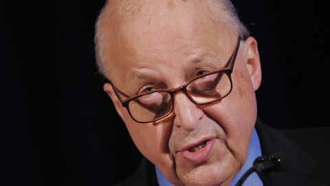 2012-2015 INSA Chairman of the Board John Negroponte speaks during the inaugural Intelligence Community Summit organized by the Intelligence and National Security Alliance (INSA) on September 12, 2013, in Washington, DC. AFP PHOTO/Mandel NGAN/Getty Images        