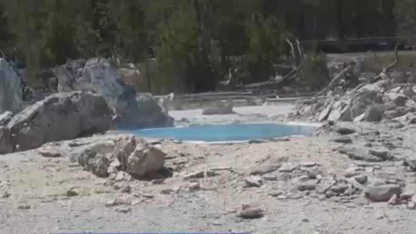 A man's body was dissolved in a spring at Yellowstone National Park.
