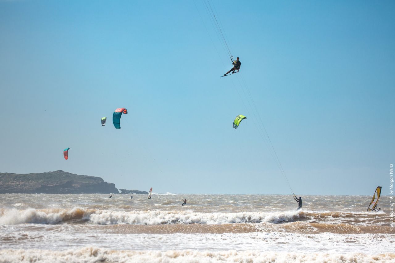 Like this kitesurfer, Essaouira is on the up.