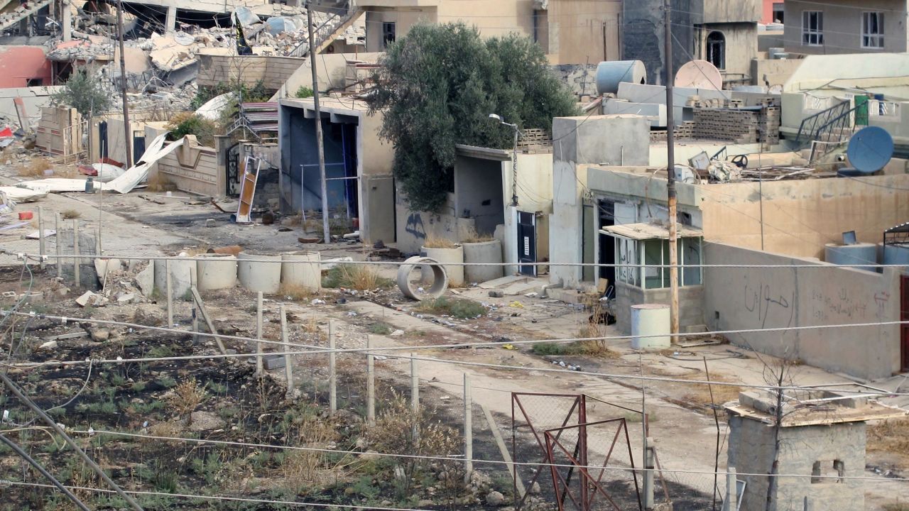 Iraqi forces drove ISIS out of Bartella, but the destruction in the town was enormous.