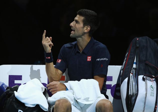 If the Serb's heavyweight clash with Raonic earlier in the week had been one of the matches of the tournament, this was less of a spectacle. The umpire handing Djokovic a time violation drew one of the biggest crowd reactions of the afternoon. 