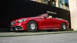 mercedes maybach sclass convertible red