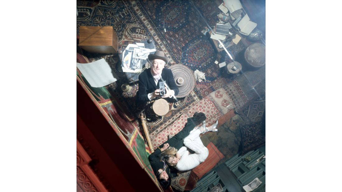 The controversy wasn't enough to put off British society photographer <a href="http://edition.cnn.com/2016/01/20/arts/photography-england-cecil-beaton-deborah-devonshire/">Cecil Beaton</a> (seen here with camera), who Lieberson had invited to shoot the cast on set.