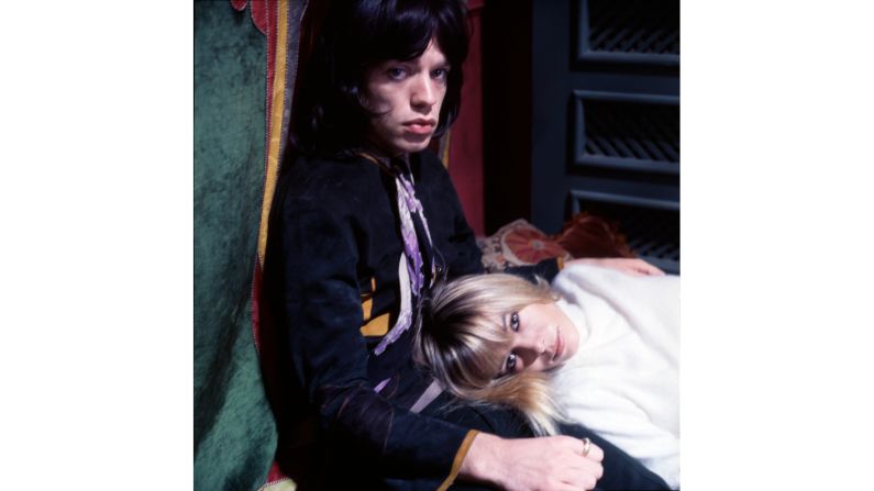 Anita Pallenberg was dating Rolling Stone Keith Richards at the time of filming. 