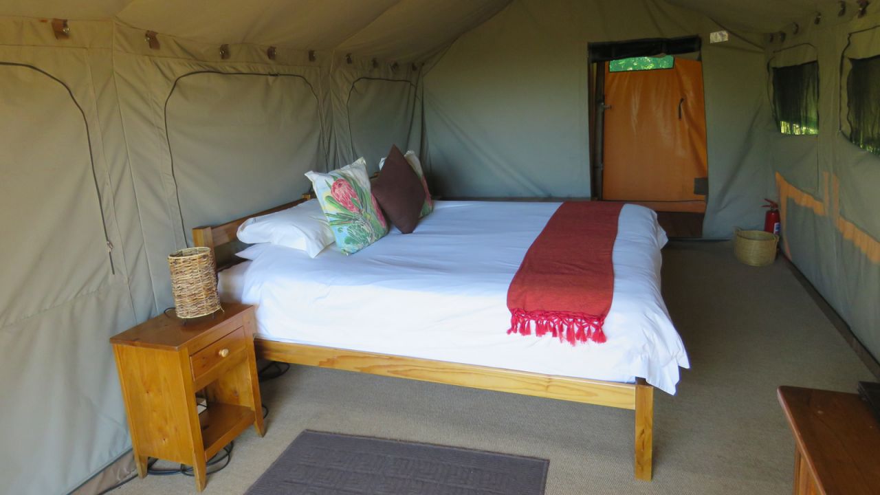 <strong>Vigilius' head of marketing loves... Woodbury Tented Camp, Amakhala Game Reserve -- </strong>Says Vigilius' Gertrud Grassl, "At Woodbury Tented Camp, clients have the opportunity to live an authentic personalized African safari directly in contact with nature. The structure consists of eight large comfortable en-suite tents all on raised bases, each with their own private patios."