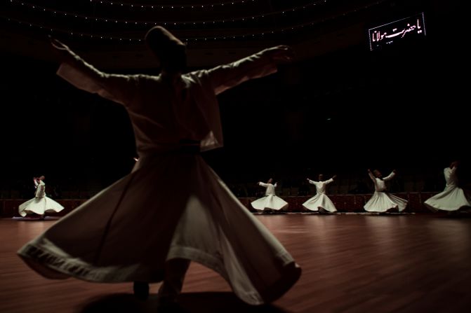 The most sought after performance occurs on December 17 each year during the Mevlana Festival, the date of Rumi's death -- or his "wedding night" reunion with God.  