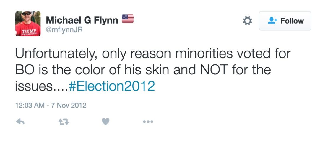 flynn obama tweet