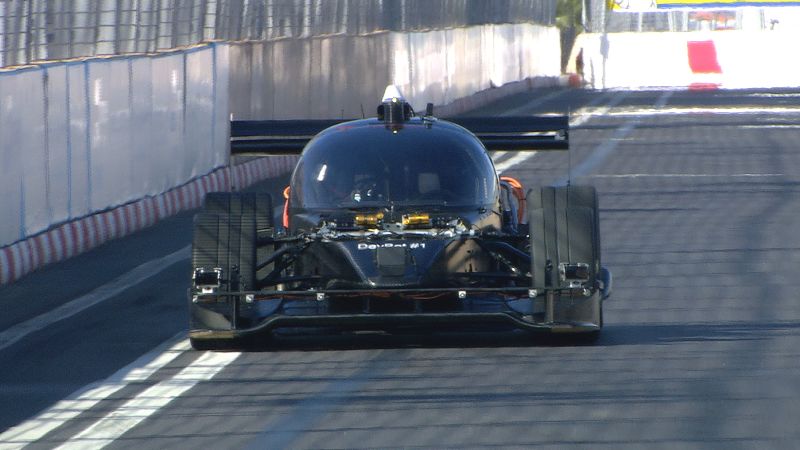 El coche “Roborace” hace su debut en la pista de Marrakech