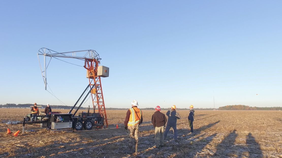 On a breezy weekend in Delaware, a variety of catapults, trebuchets, slingshots and air cannons fired pumpkins in competition during the World Championship Punkin Chunkin. 