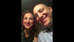 Monica Schulman with her husband, Jeremy, recently enjoying a night out together.