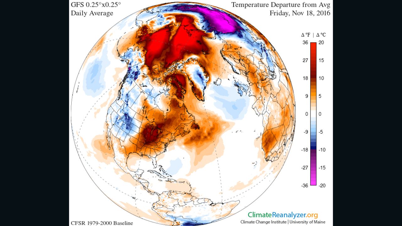Polar Temperature Anomalies