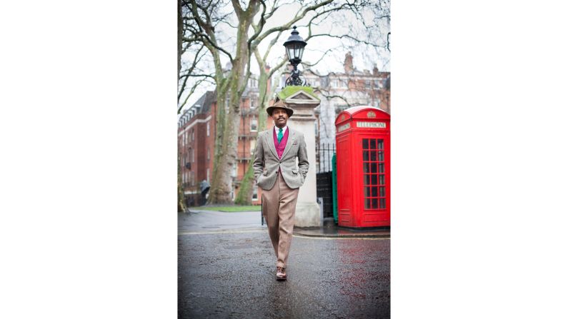 Tie designer Shaun Gordon became hooked on menswear in college, when he cut off his dreadlocks and sold his casual clothing to make way for a new dandyish wardrobe. <br /><br />"The reason I hadn't dressed smart or had a mustache was because I didn't have the confidence," he tells Adams. "Now I'm just going to exist and if you love me, great, and if you hate me, fine."