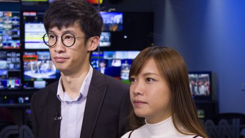 Sixtus "Baggio" Leung and Yau Wai-ching speak to CNN.