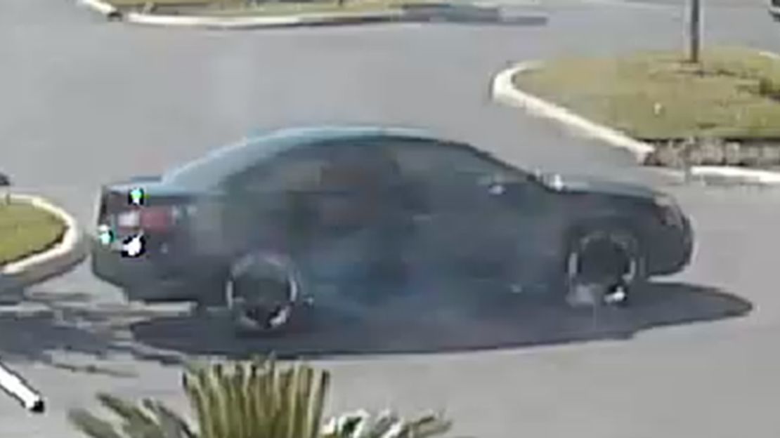 San Antonio police released this image of the suspect's car. 
