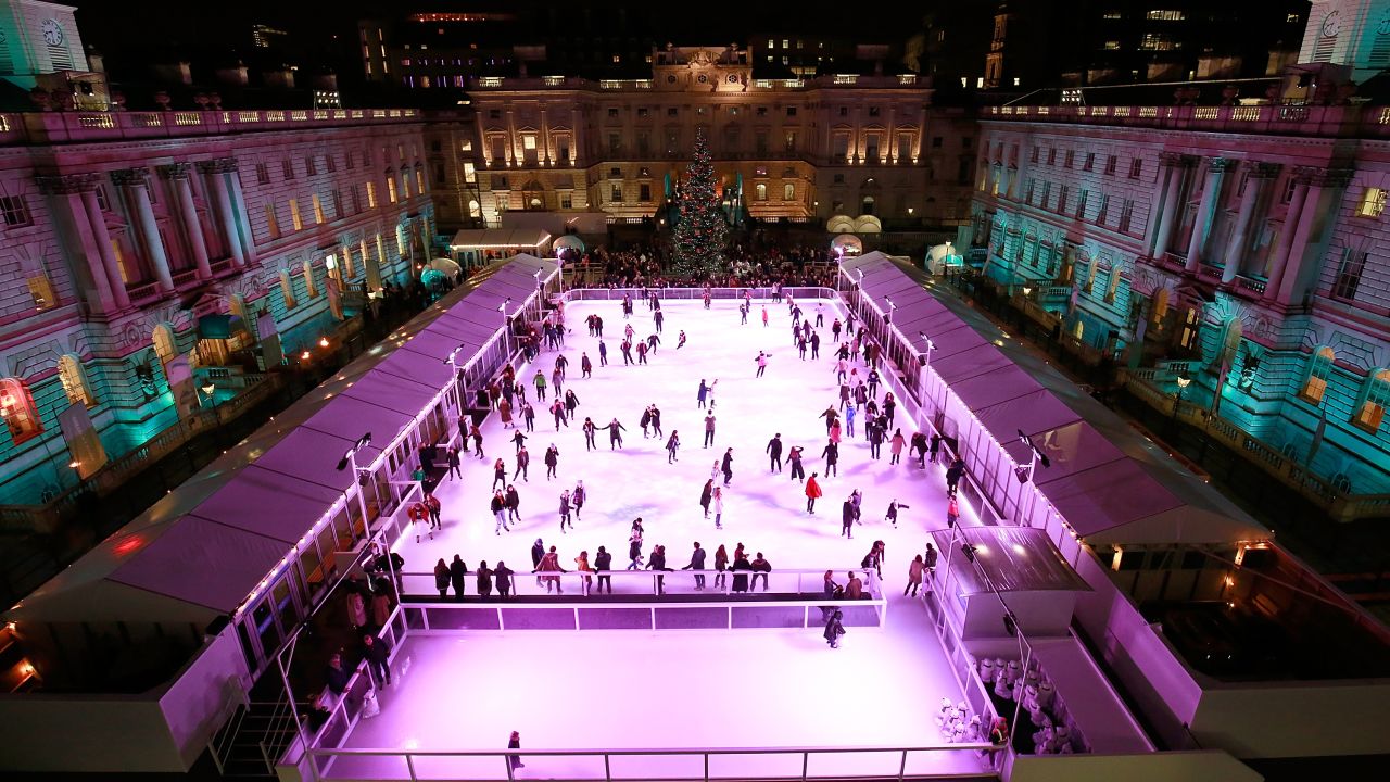One of London's most popular winter attractions Skate with Fortnum & Mason opens at Somerset House. <br />