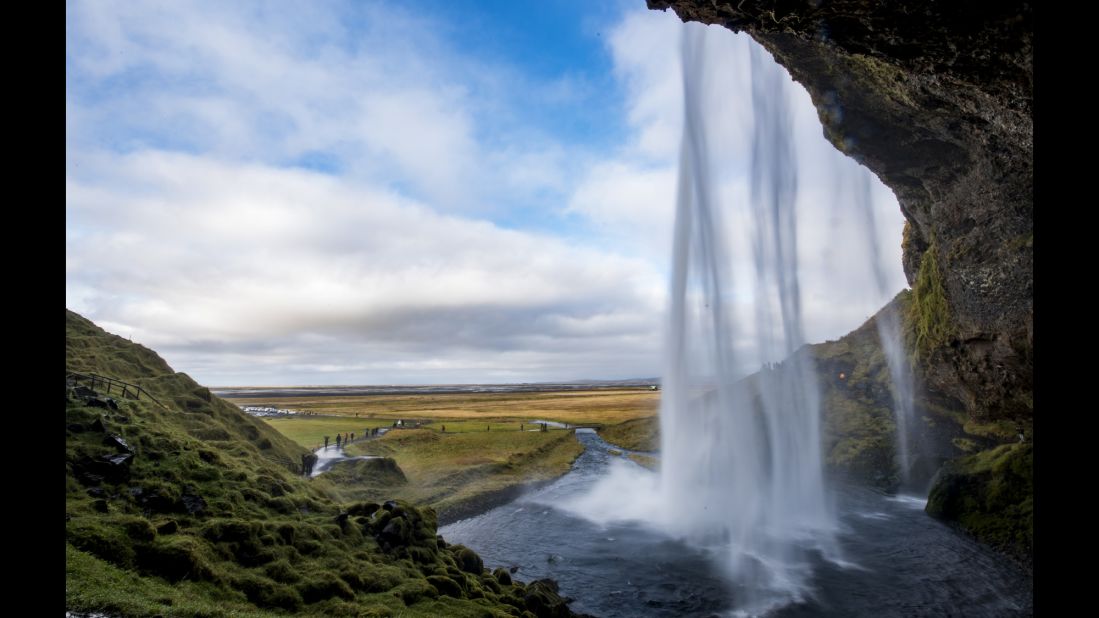 <strong>Seljalandsfoss Waterfall, Iceland:</strong> Seljalandsfoss Waterfall may not be biggest or highest waterfall in Iceland, but not many falls have a path where you can walk directly behind the cascade.
