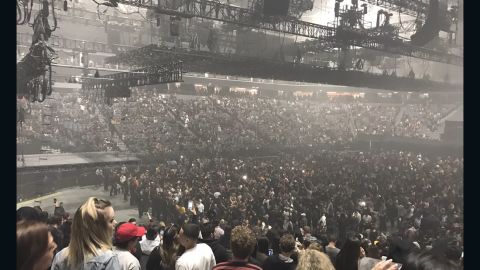 Concertgoers were stunned when the show came to an abrupt end