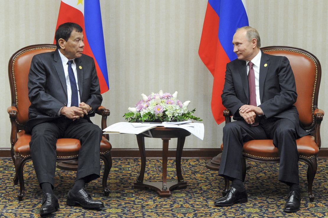 APEC: Duterte cozies up to Putin, Xi Jinping | CNN