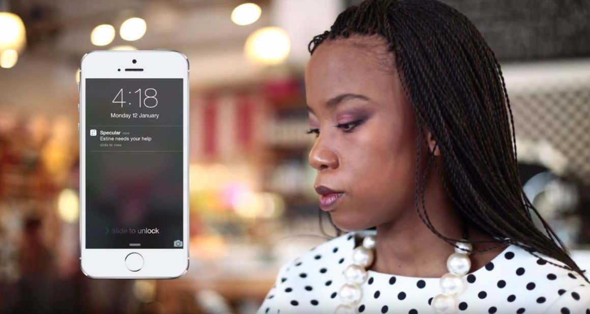 <a href="https://www.bespecular.com/" target="_blank" target="_blank">BeSpecular</a>, an app from South Africa, allows volunteers to remotely assist blind people. The app uses an algorithm to connect the right people, those similar in age and physical location. <br /><br /><a href="http://edition.cnn.com/2016/11/24/africa/be-specular-app-helps-the-blind/index.html">Read more</a> about this app<a href="http://edition.cnn.com/2016/11/24/africa/be-specular-app-helps-the-blind/index.html">. </a>