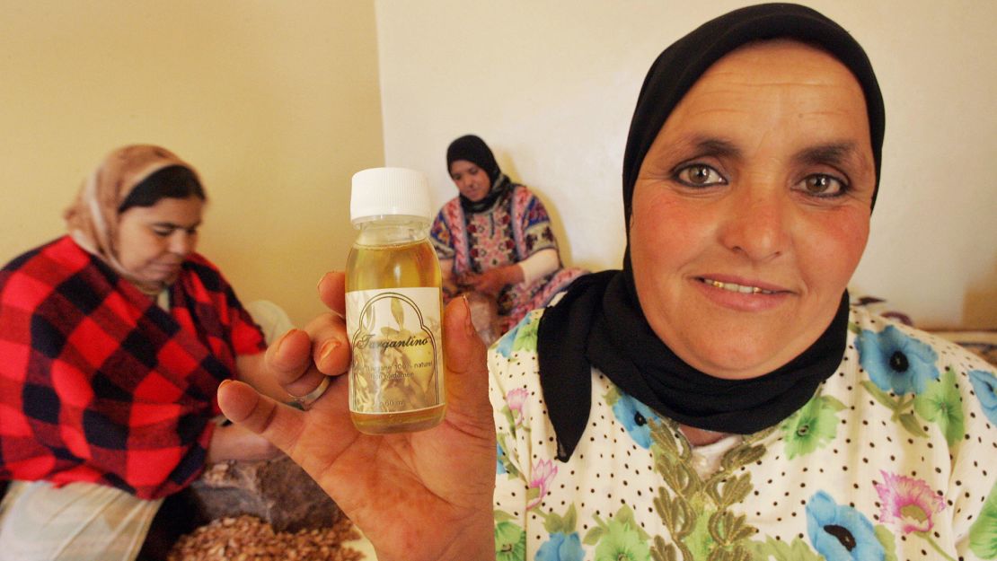 Argan oil has been used for cooking, medicine and beauty in Morocco for thousands of years.