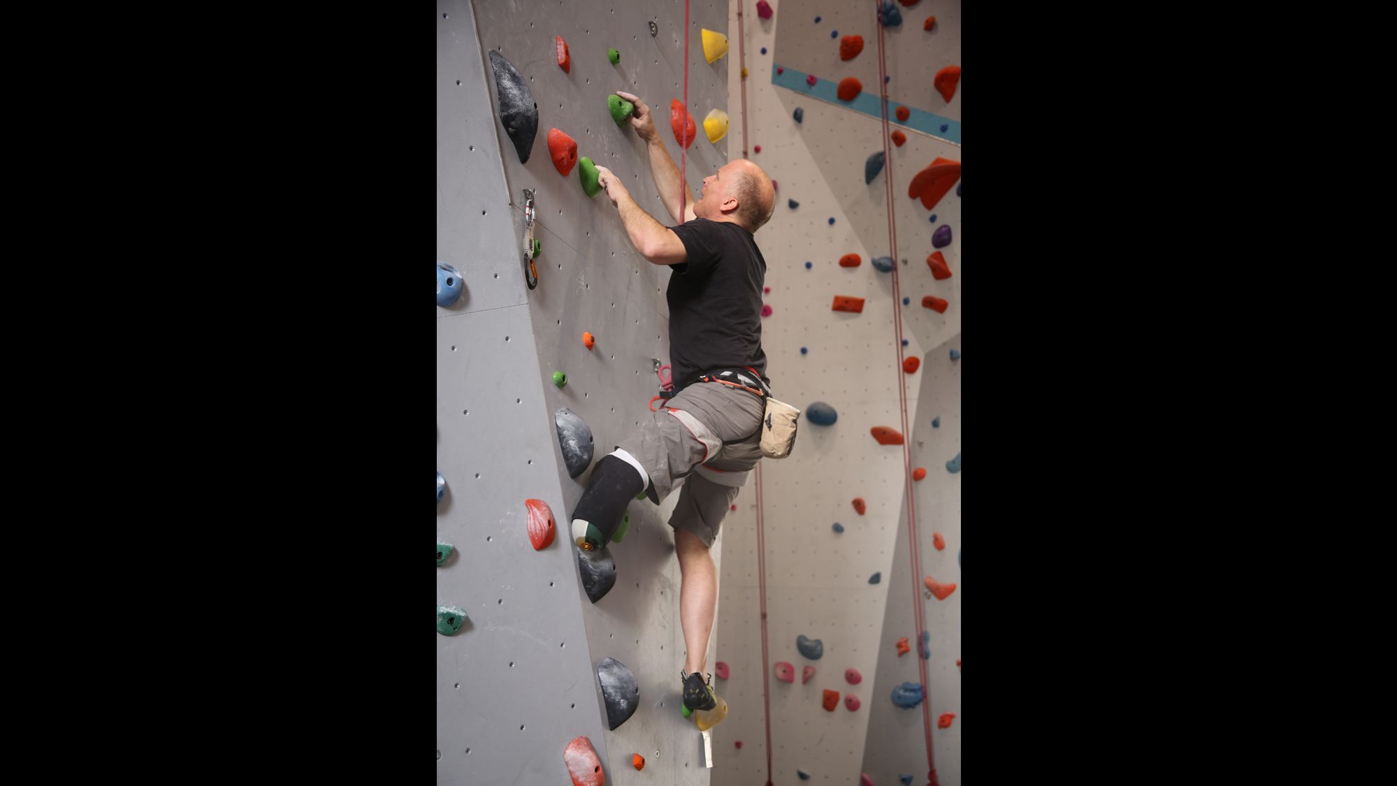 Jim Ewing is rock climbing again after an experimental surgery that could change the future of amputation.