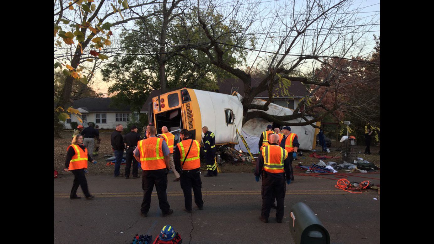 Six children were killed after a school bus <a href="http://www.cnn.com/2016/11/23/us/chattanooga-school-bus-crash/" target="_blank">crashed and flipped over</a> in Chattanooga, Tennessee, on Monday, November 21. More than a dozen other students were injured -- some with severe head or spinal injuries -- and the driver faces charges of reckless driving and vehicular homicide.