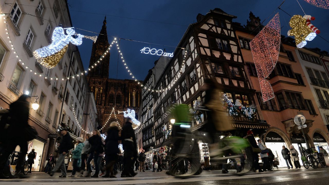 The Christmas market in Strasbourg is one of the largest and oldest in France. 