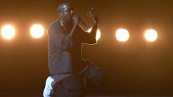 LAS VEGAS, NV - SEPTEMBER 18:  Rapper Kanye West performs at the 2015 iHeartRadio Music Festival at MGM Grand Garden Arena on September 18, 2015 in Las Vegas, Nevada.  (Photo by Ethan Miller/Getty Images for iHeartMedia)