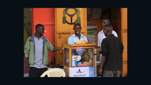 A mobile shop in Kabale, Uganda